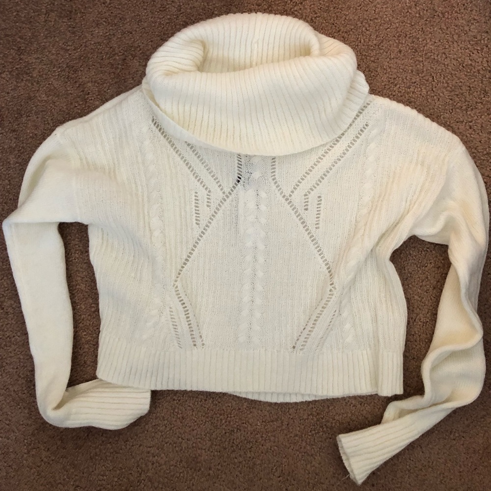 Express cropped sweater